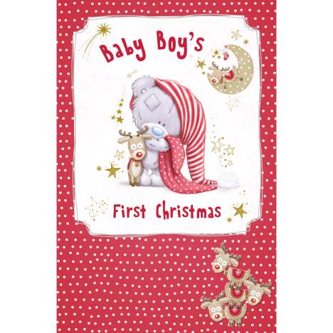 Baby Boy's 1st Tiny Tatty Teddy Me to You Bear Christmas Card £1.89
